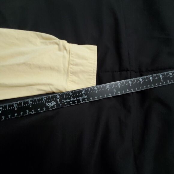 US Polo ASSN Mens Button Up Shirt Yellow Size XL Cotton Long Sleeve Collar Logo - Picture 6 of 12